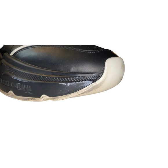 DOLCE & GABBANA **100%Authentic **CALFSKIN DAYMASTER NAPPA SNEAKERS SIZE 12 - Picture 7 of 9